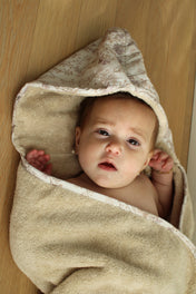 Delicate Neutral Branches Bath Towel