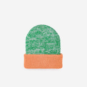 Colorblock Plush Knit Beanie