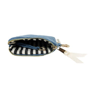 Mini Denim Key Pouch