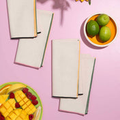 Contrasting Trim Napkins | 4