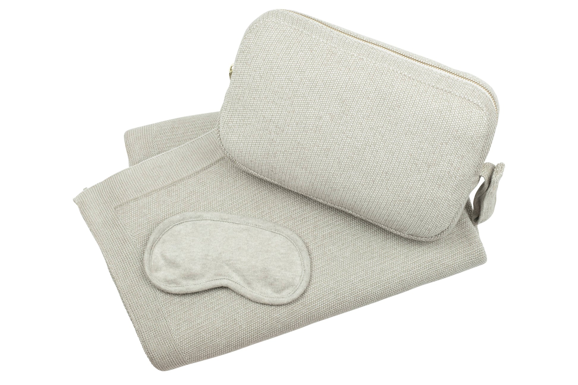 Travel Blanket Eye Mask Set