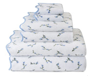Floral Scallop Towel
