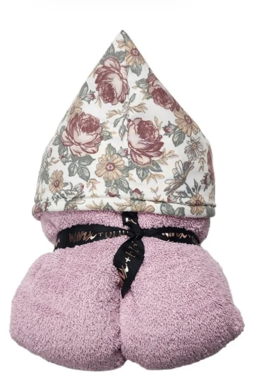 Toile Hooded Towel