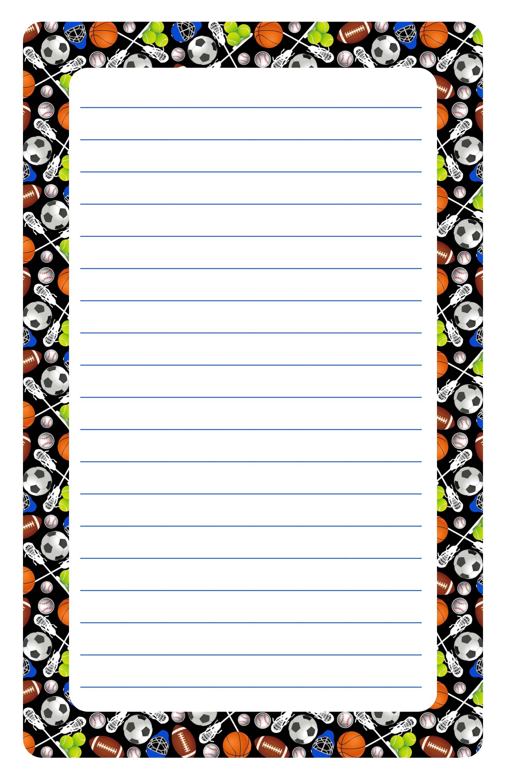 Camp Notepad and Envelopes