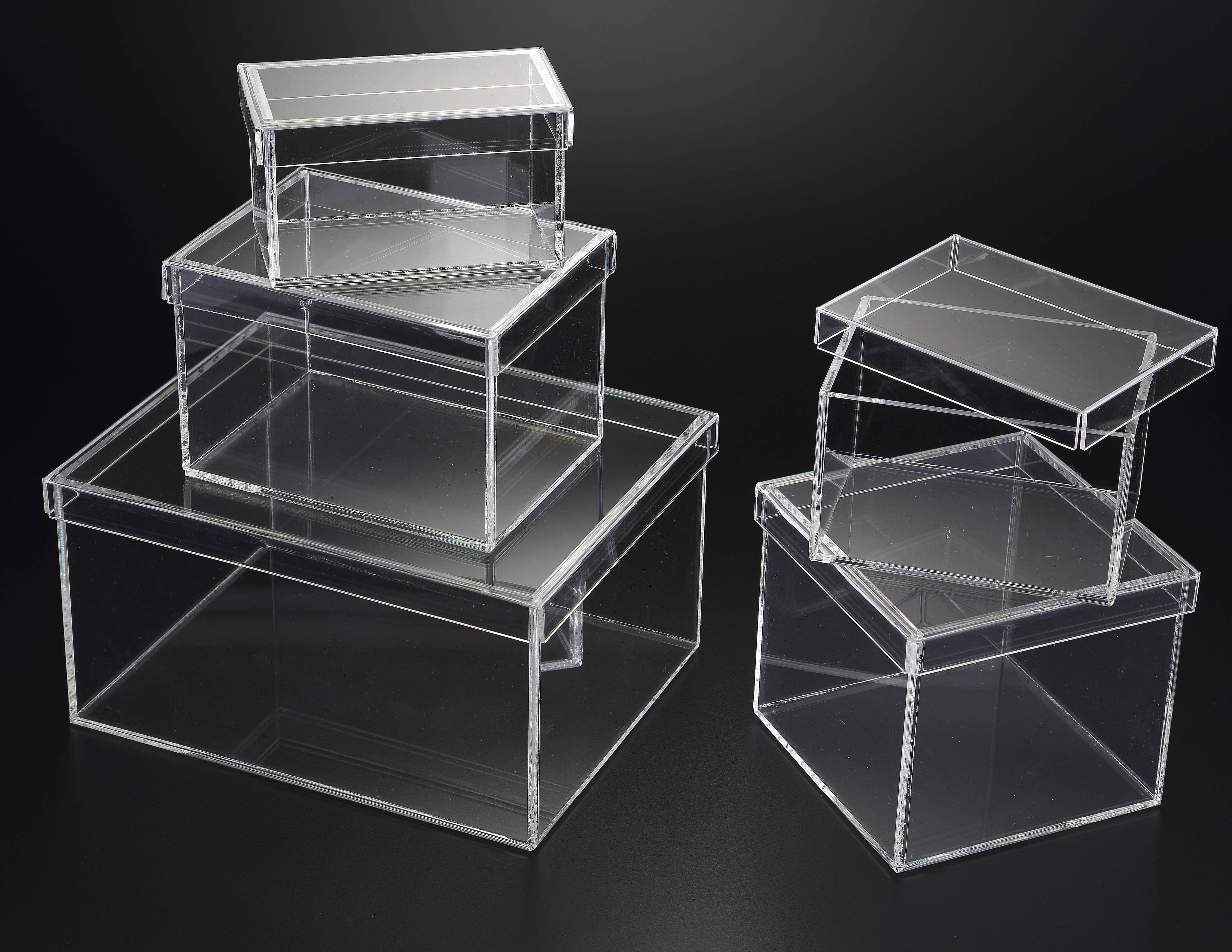Clear Acrylic Box W/ Lid