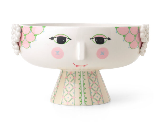 Eva 9.4" Ceramic Decorative Bowl on Stand