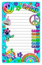 Camp Notepad and Envelopes
