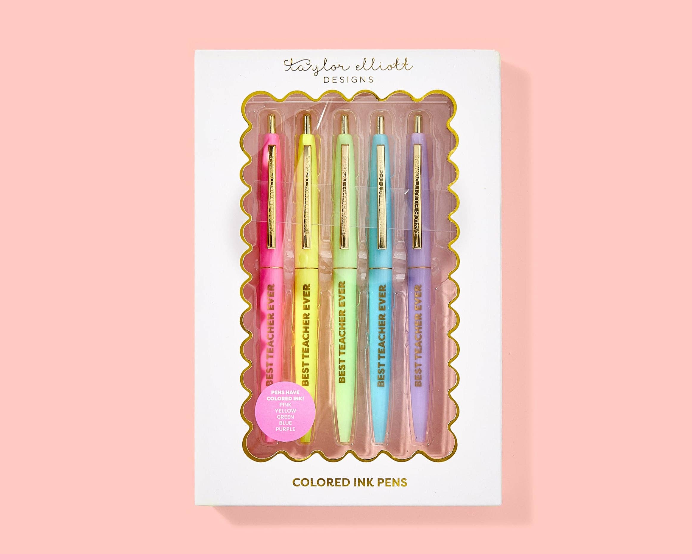 Pen Set - "Best Teacher Ever"