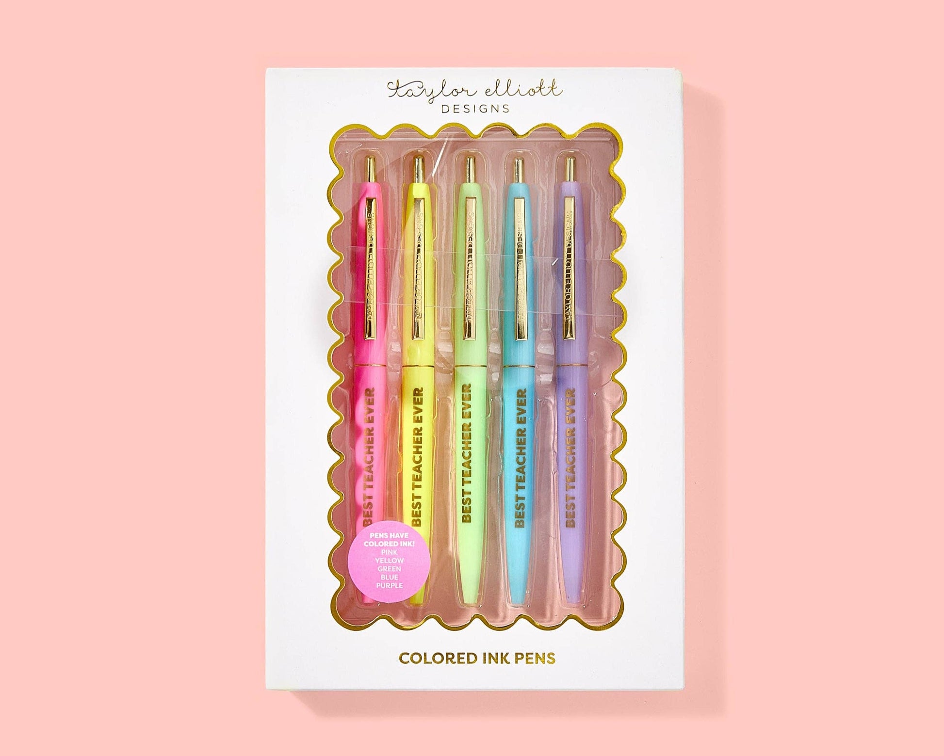 Pen Set - "Best Teacher Ever"