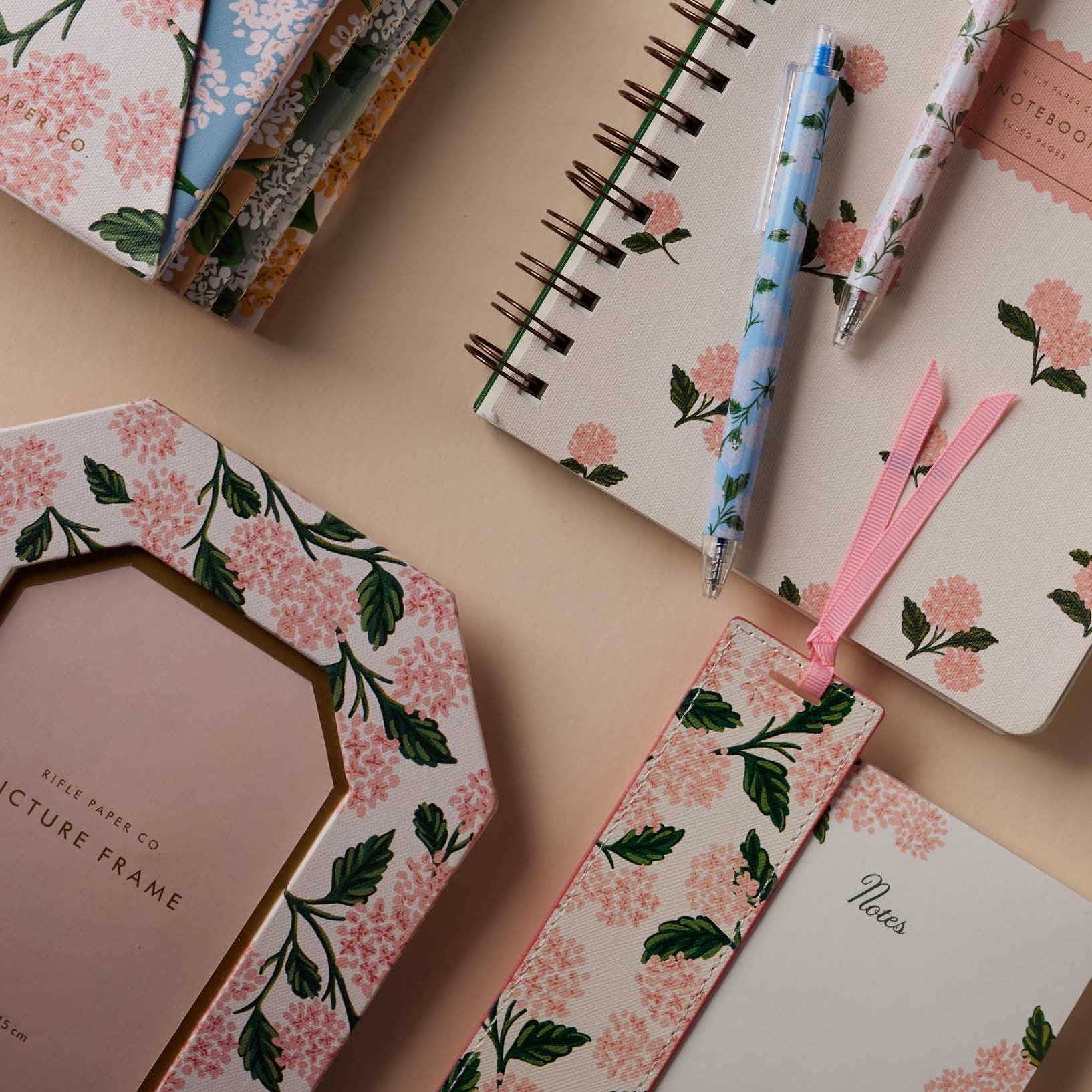 Pink Hydrangea Bookmark