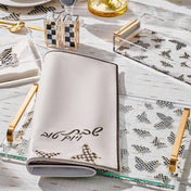 Onyx Butterfly Challah Cover