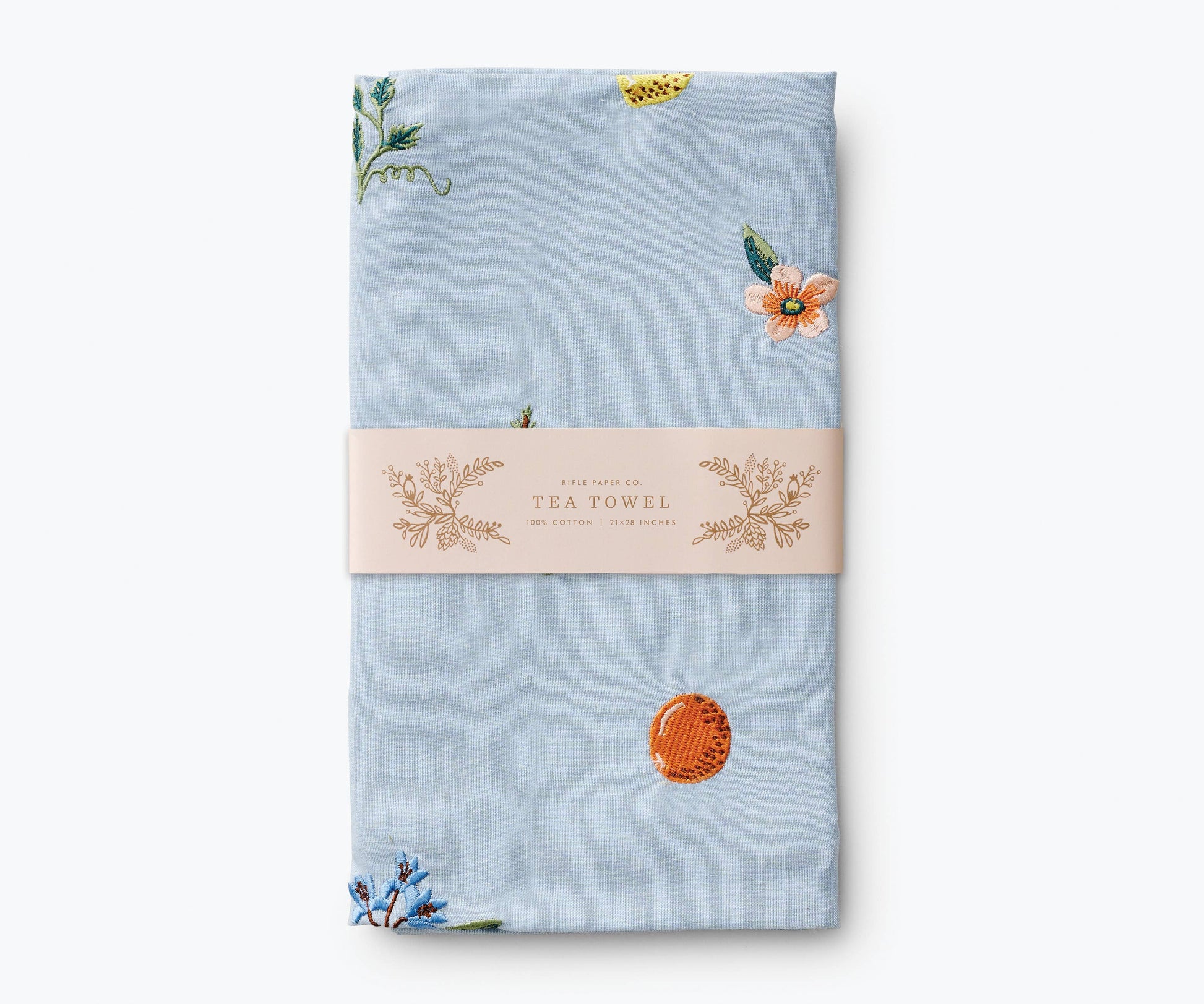 Embroidered Tea Towel