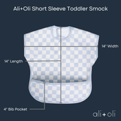 Baby & Toddler Short Sleeve Smock Bib
