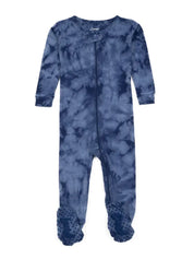 Footed Cotton Tie Dye Pajama