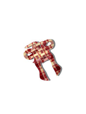 Hand-painted Coquette Bow Claw Hair Clip | Eco-Friendly