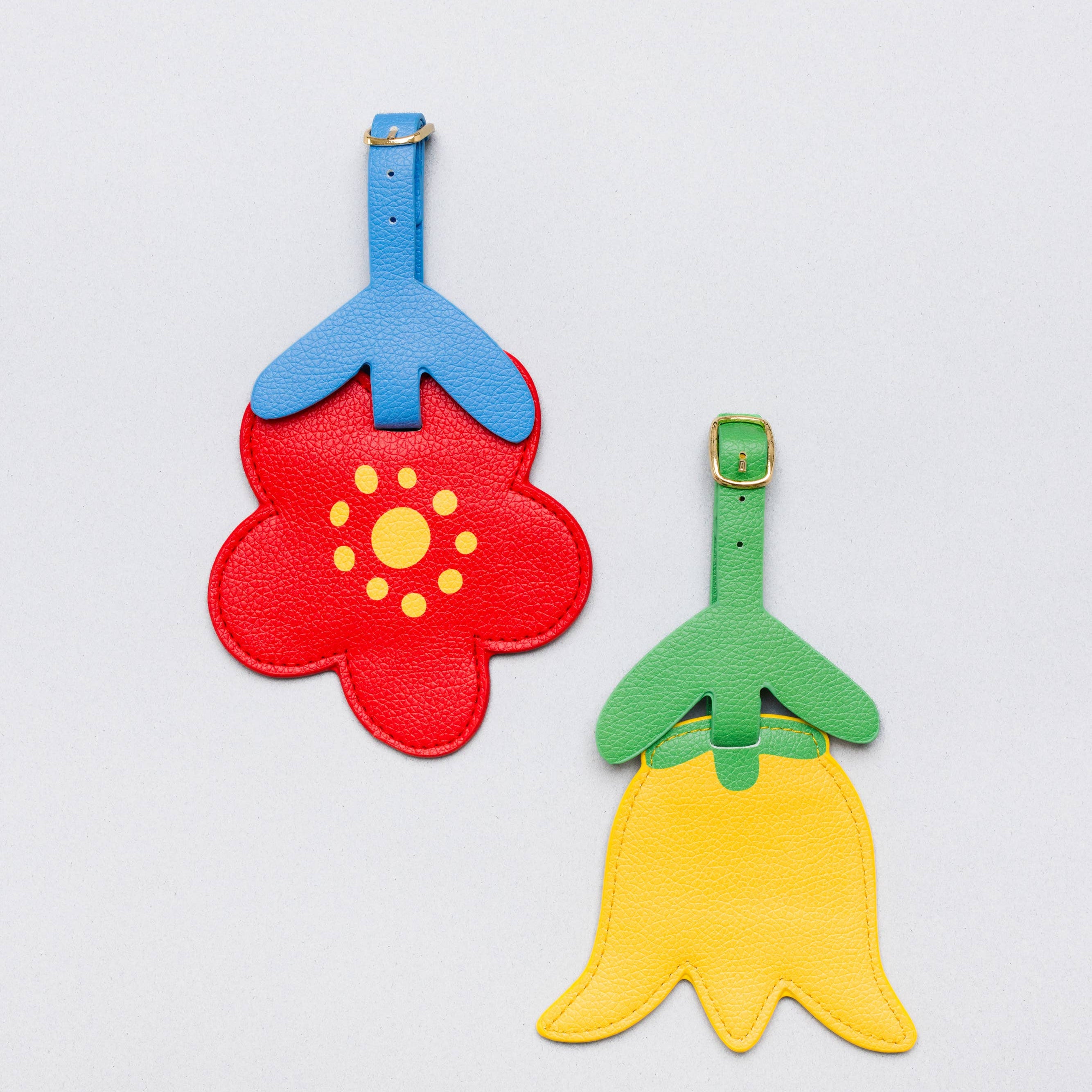Novelty Luggage Tag Set, Flowers