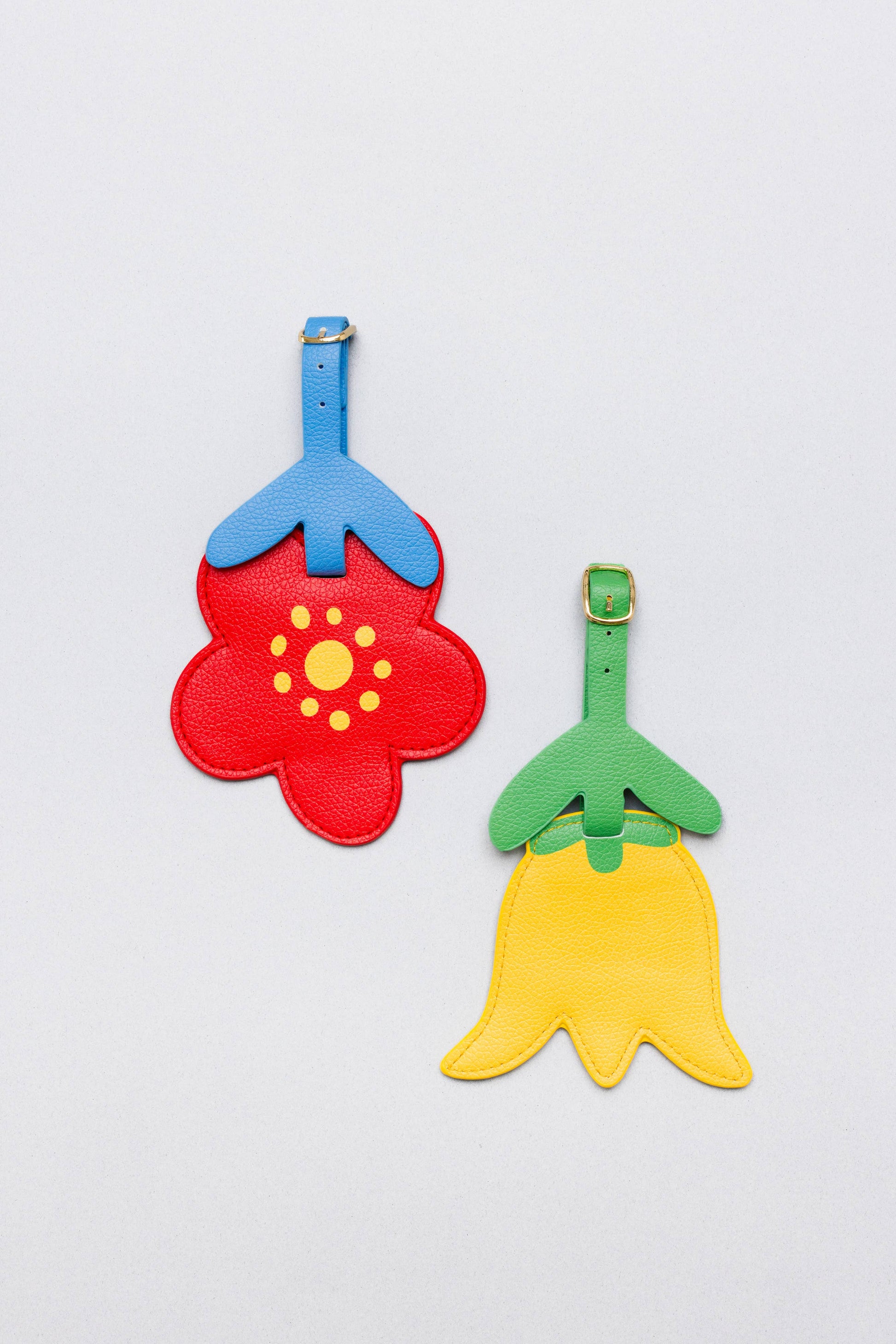 Novelty Luggage Tag Set, Flowers