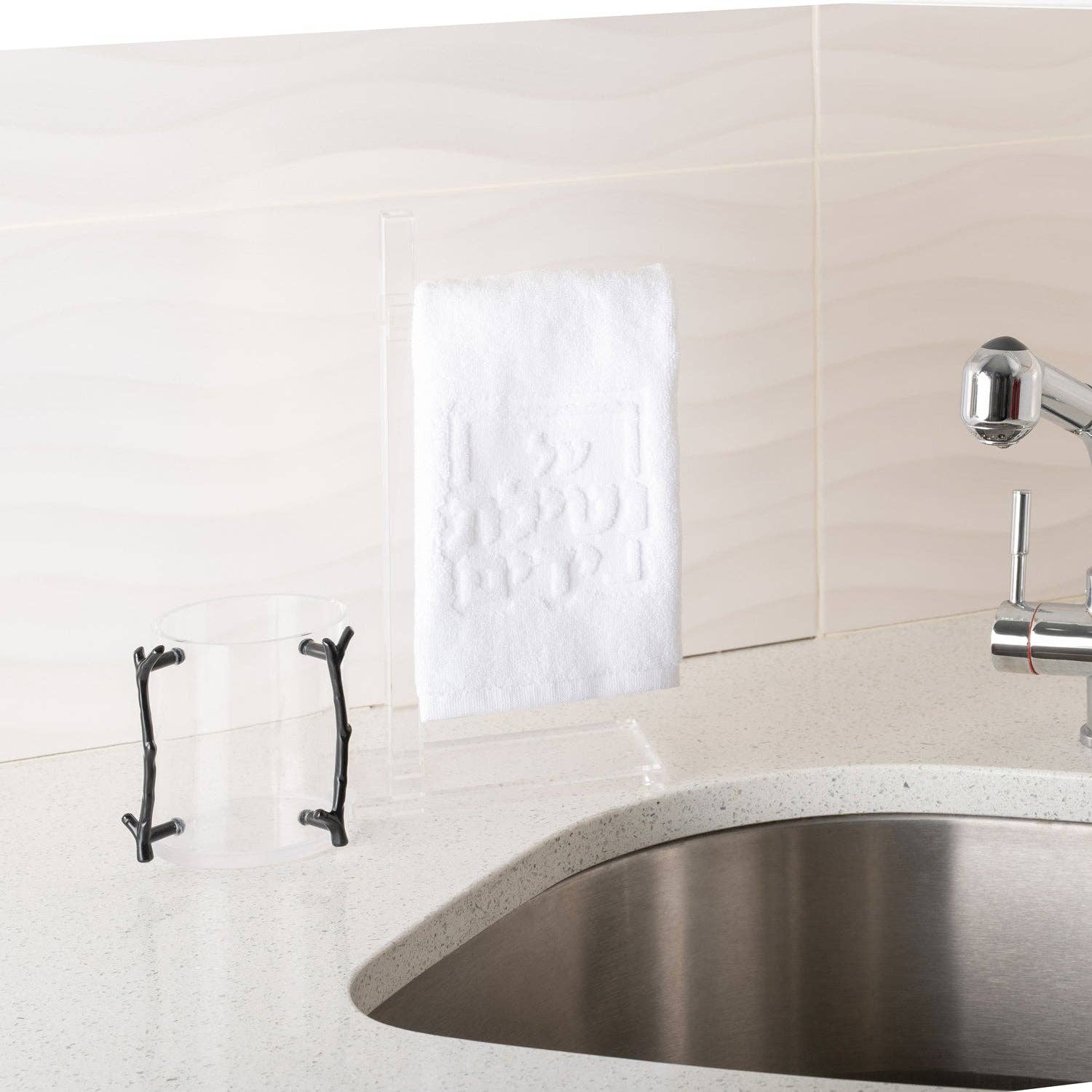 Netilas Yadayim Embossed Finger Towel