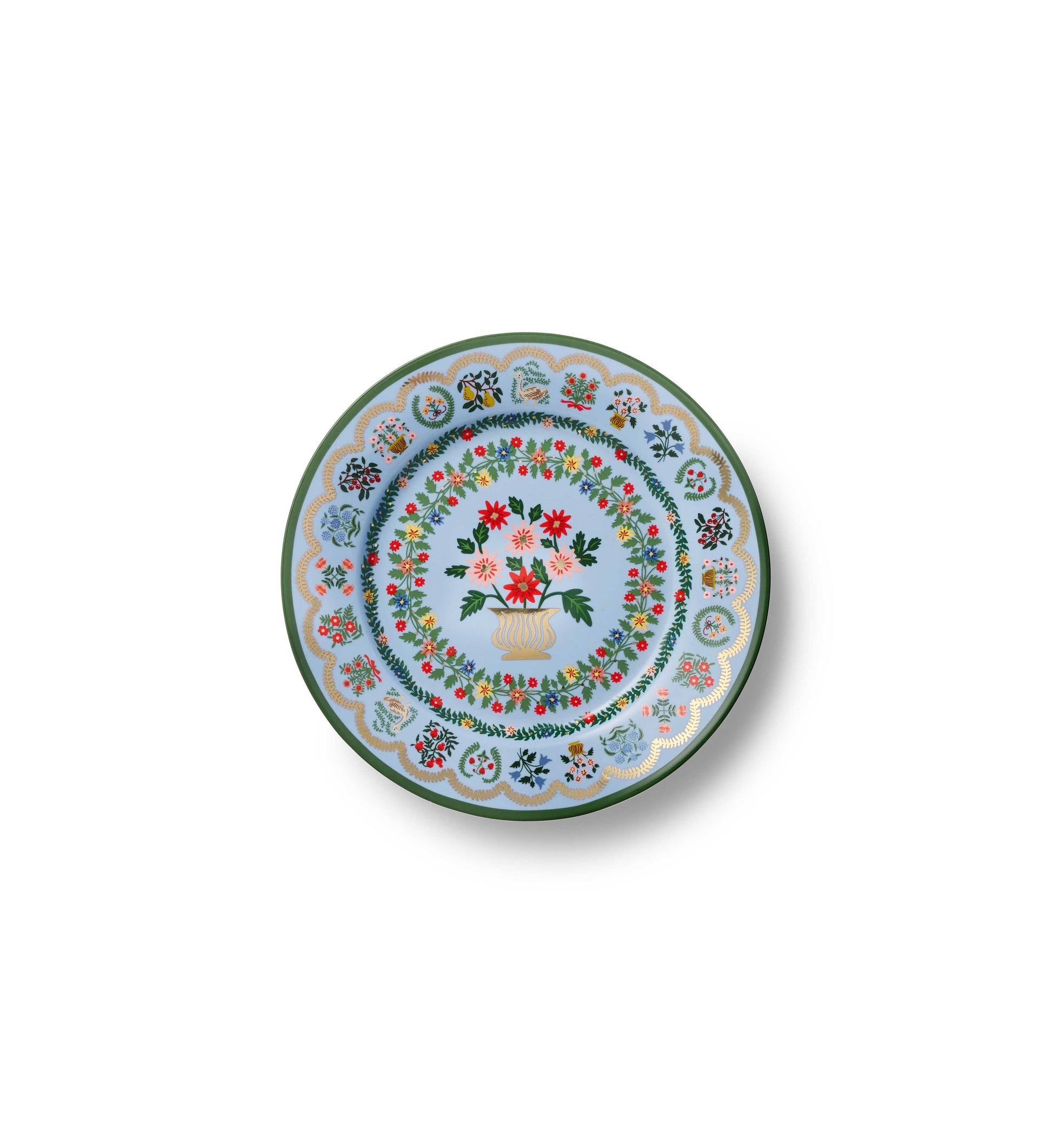 Rosette Porcelain Dessert Plate Set