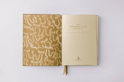 Foil Bow Bookcloth Hardcover Notebook