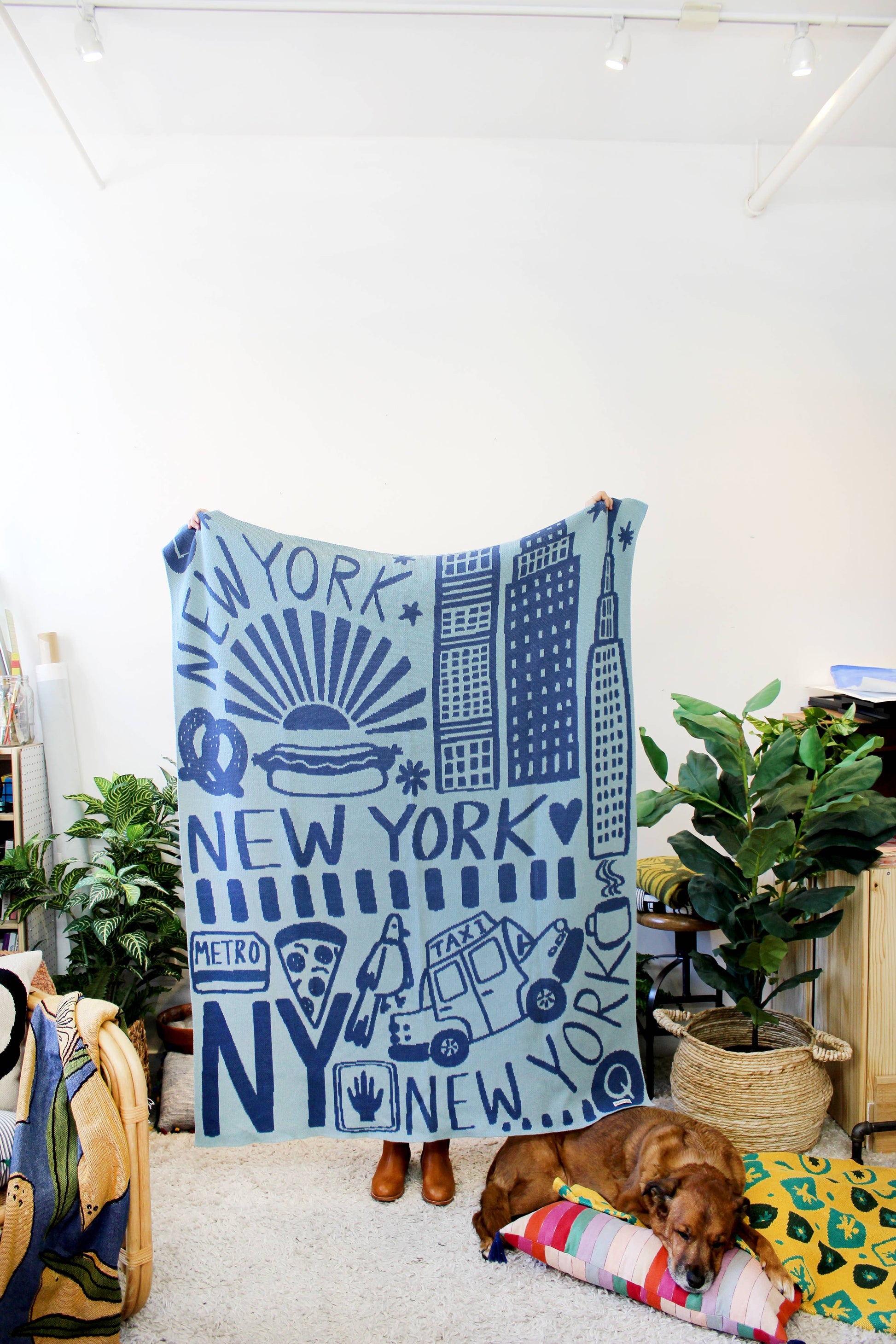 Knit Throw Blanket