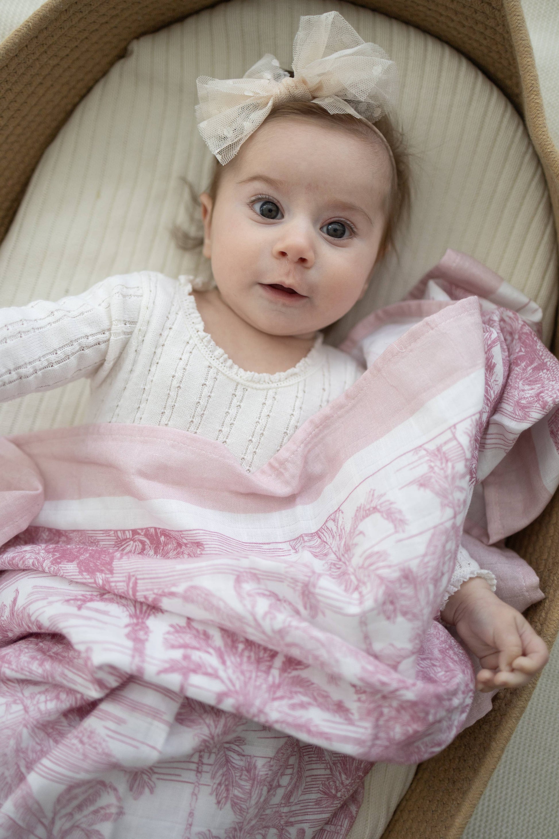 Jungle Toile Muslin Blanket