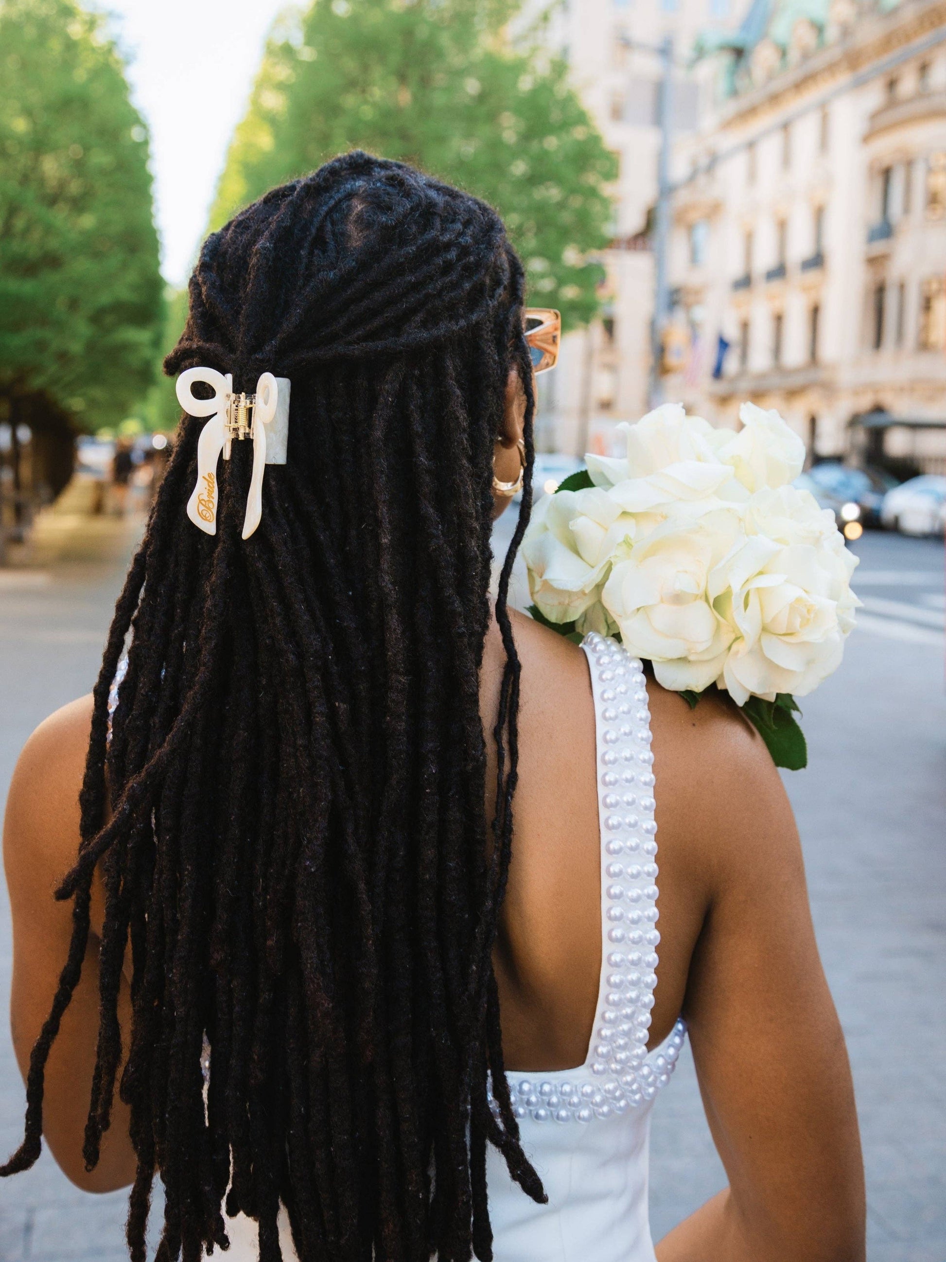 Bride Bow Claw Hair Clip