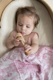 Jungle Toile Muslin Blanket