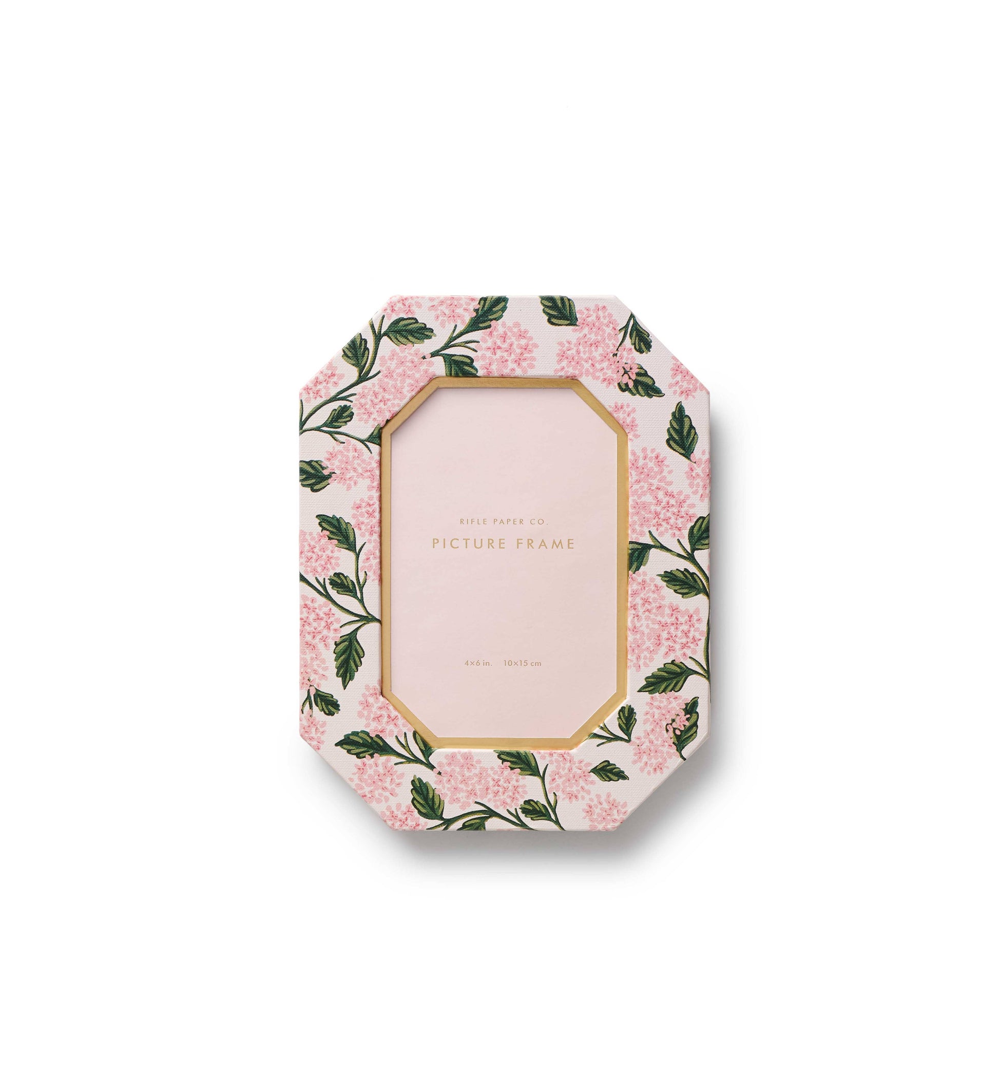 Pink Hydrangea Paper Wrapped Picture Frame
