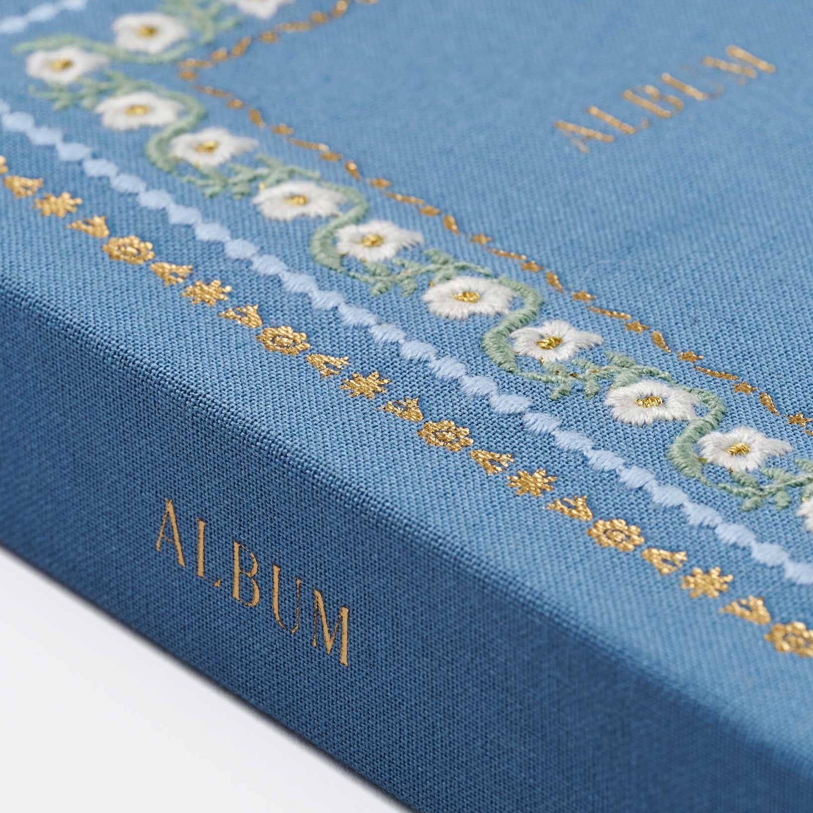 Delphine Embroidered Small Photo Album