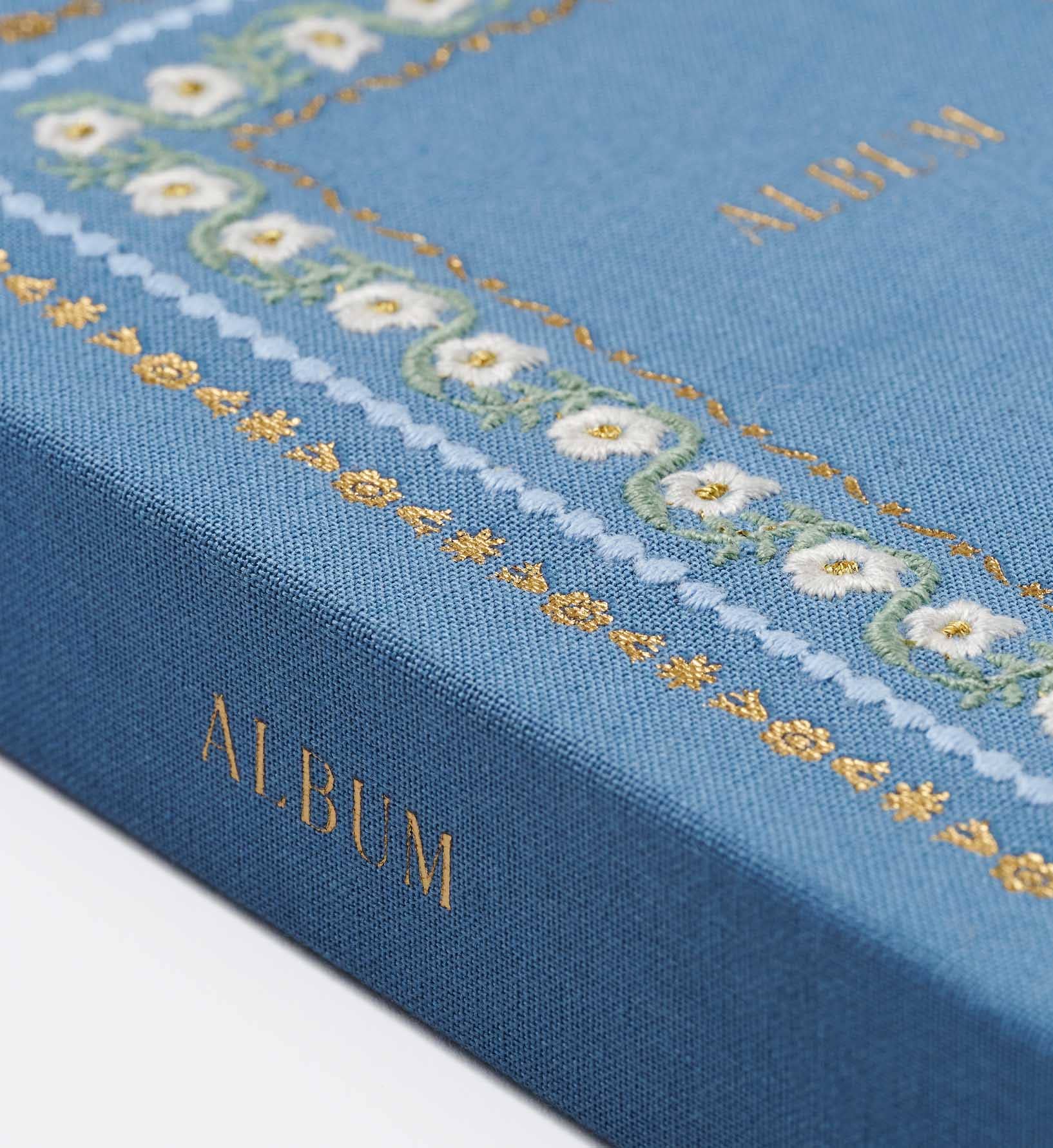 Delphine Embroidered Small Photo Album