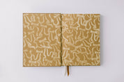 Foil Bow Bookcloth Hardcover Notebook