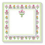 Pink and Yellow Flower Block Print Notepad Duo