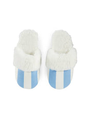 COZY STRIPED SLIPPERS