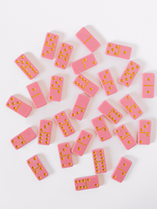 Marbled Colors Domino Set