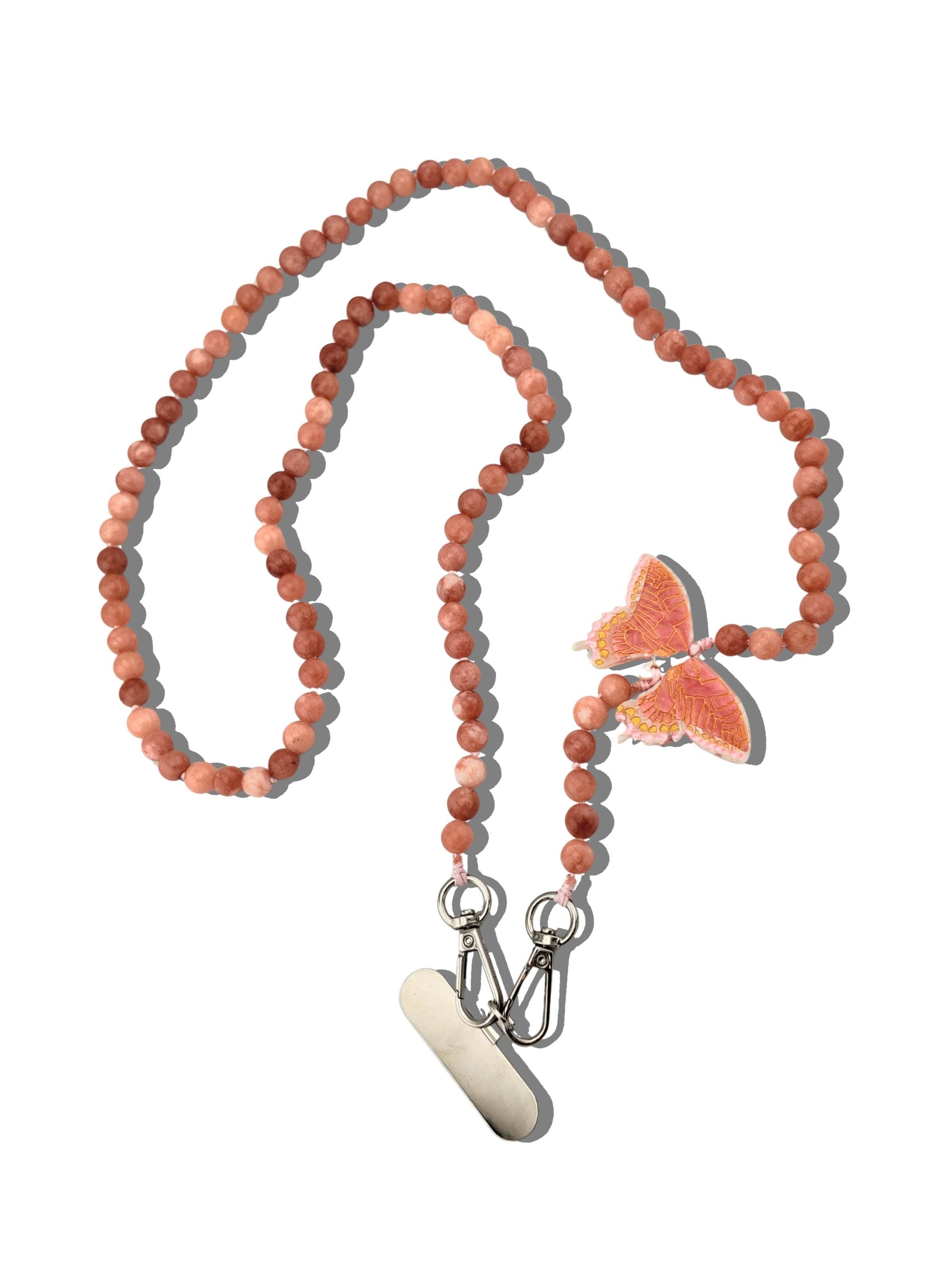 Handpainted Crossbody Phone Chain