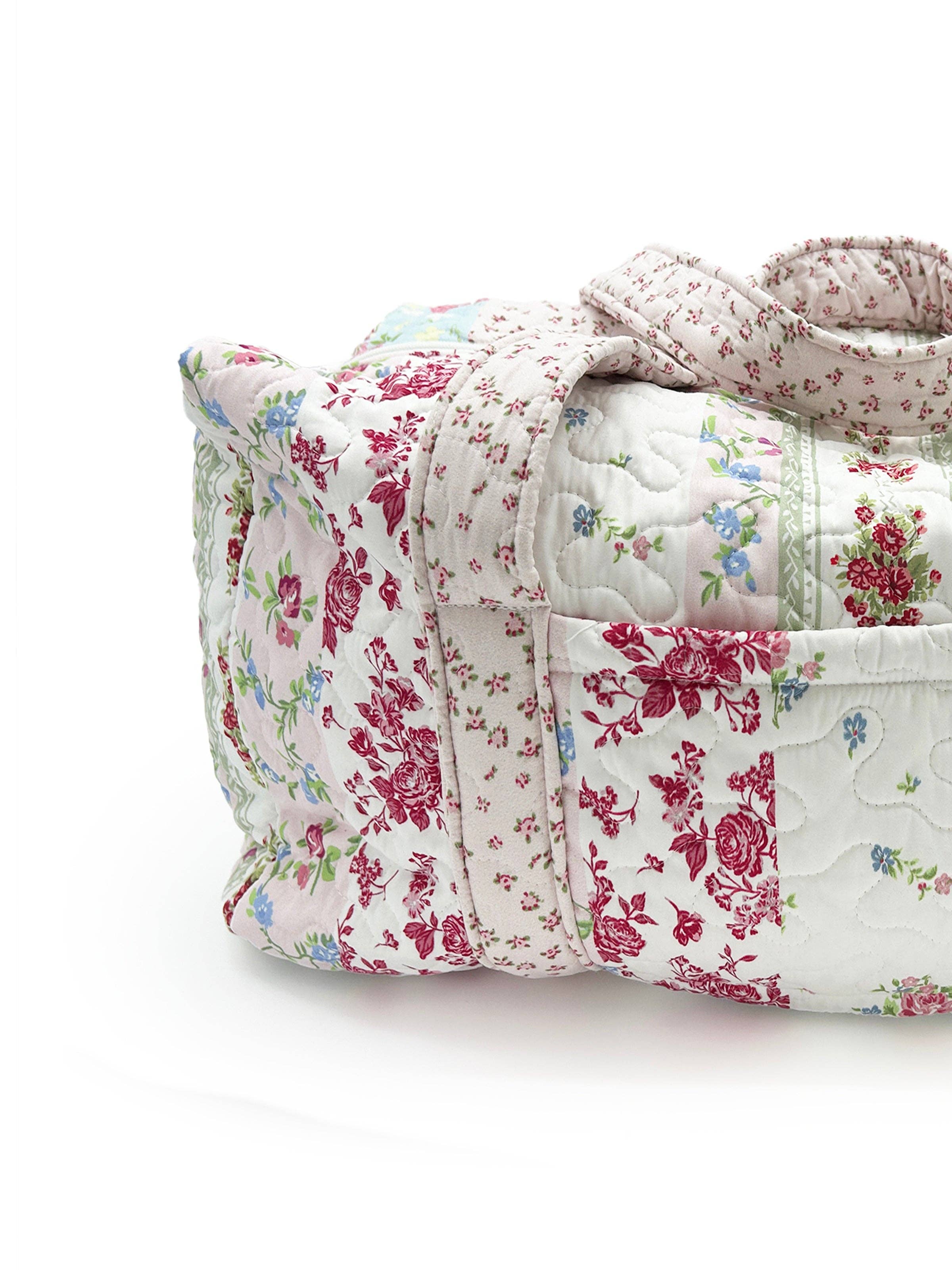 Quilted Weekender Duffle Bag