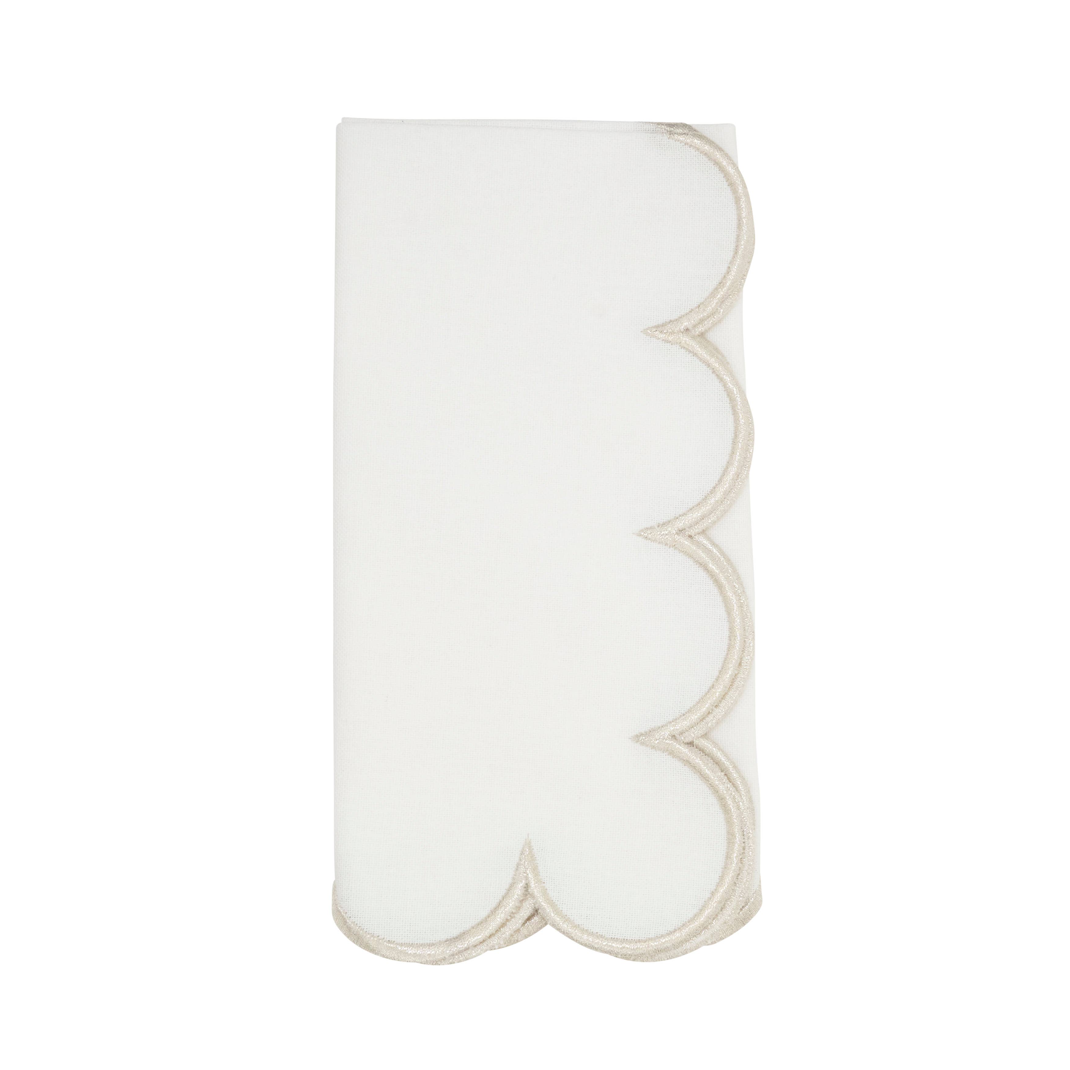 Scalloped Hem Napkin | Set of 4