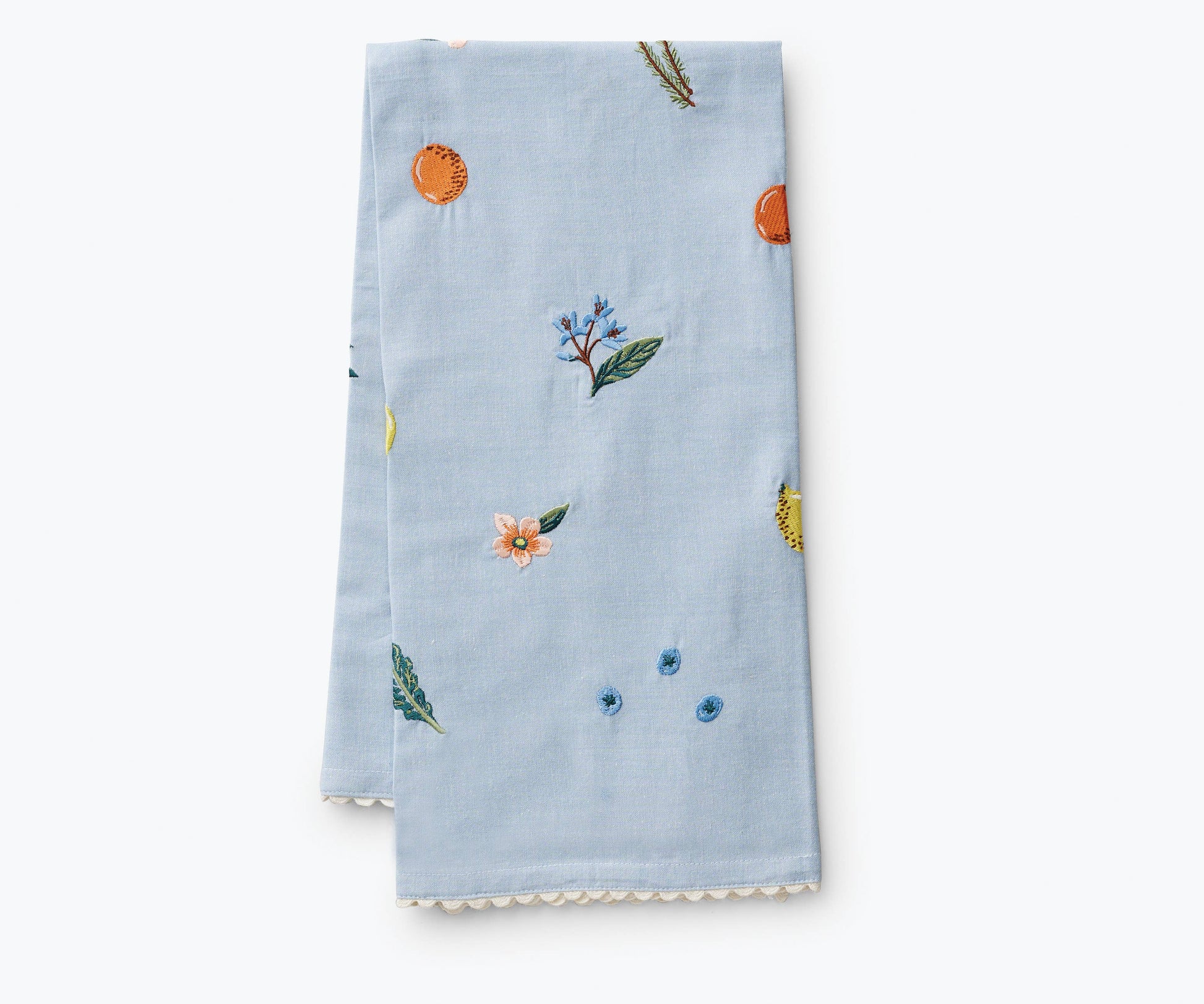 Embroidered Tea Towel