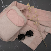 Travel Blanket Eye Mask Set