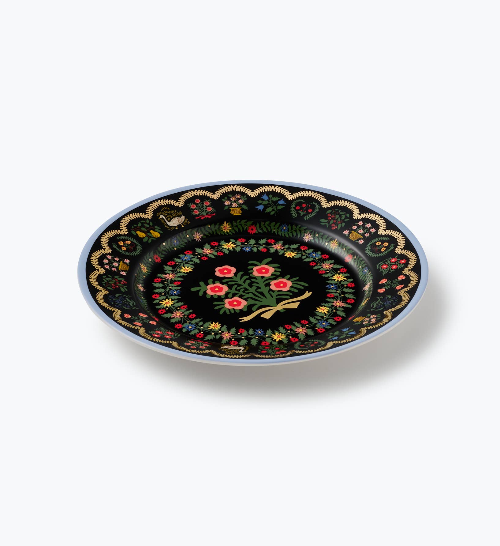 Rosette Porcelain Dessert Plate Set