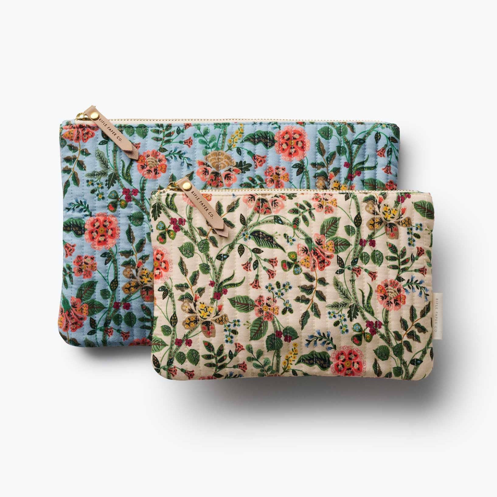 Gracie Quilted Pouch Set