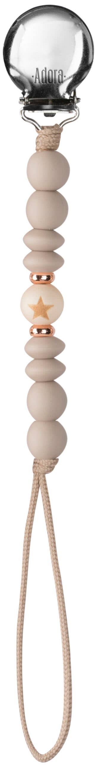 Rustic Pacifier Clip
