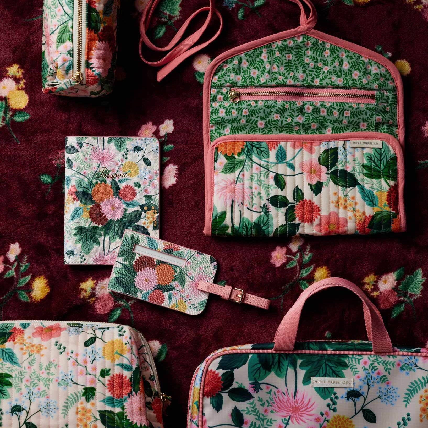 Dahlia Quilted Jewelry Organizer