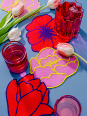 Flower Cocktail Napkins