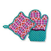 Cheery Pot Holder & Oven Mitt