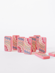 Marbled Colors Domino Set