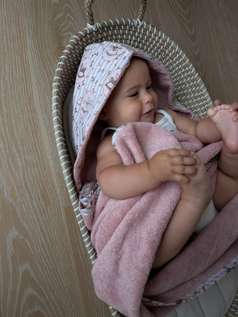Rocking Horse Hooded Bath Towel