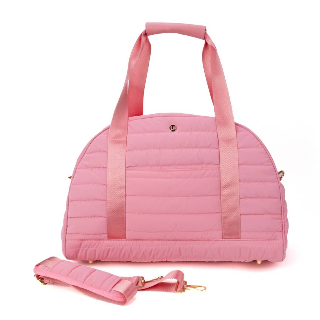 Central Embroidery Puffer Weekender Bag - Thumbnail 4