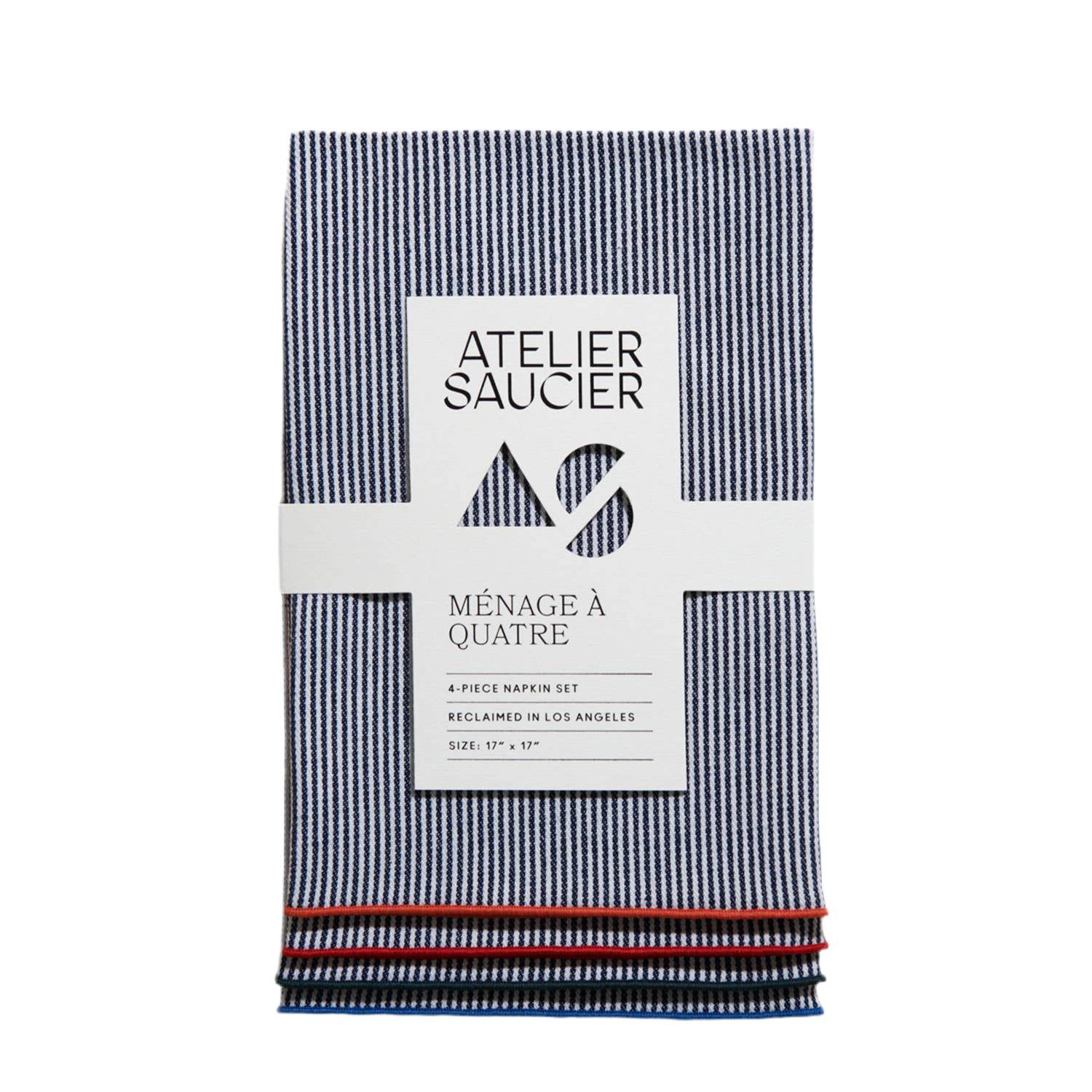 Contrasting Trim Napkins | 4